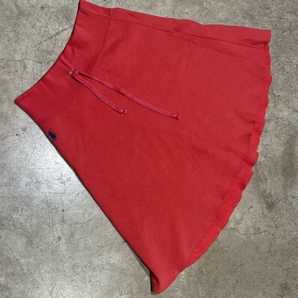 Polo by Ralph Lauren Red Skater Skirt
